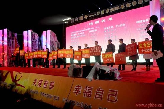 安徽生力农化参加宁国市政府组织的 “爱心暖冬”慈善晚会活动